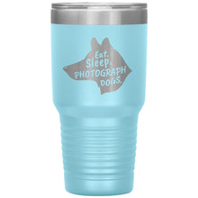 Load image into Gallery viewer, Eat. Sleep. Photograph Dogs.  30 oz. Tumbler
