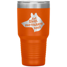 Load image into Gallery viewer, Eat. Sleep. Photograph Dogs.  30 oz. Tumbler
