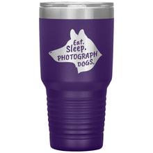Load image into Gallery viewer, Eat. Sleep. Photograph Dogs.  30 oz. Tumbler

