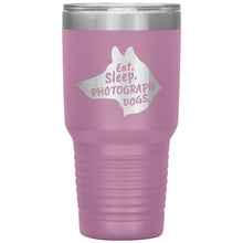 Load image into Gallery viewer, Eat. Sleep. Photograph Dogs.  30 oz. Tumbler
