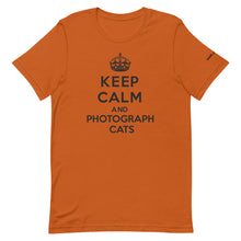 Load image into Gallery viewer, Keep Calm and Photograph Cats T-Shirt
