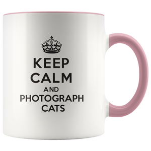 Keep Calm and Photography Cats Accent Mug