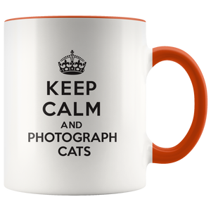 Keep Calm and Photography Cats Accent Mug